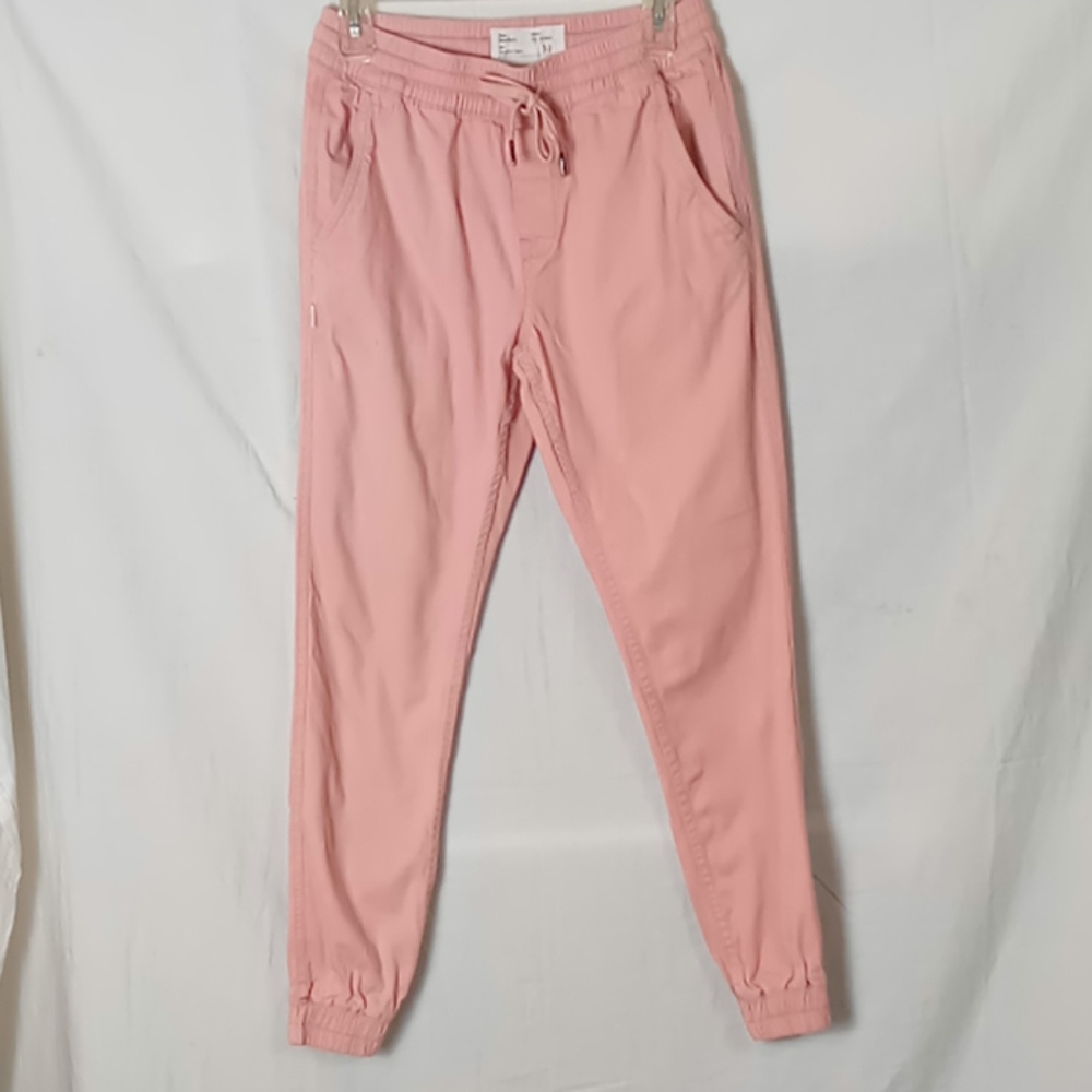 Fairplay LA bubblegum pink elastic leg khaki pants